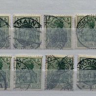 DR MiNr. 85 Lot 10 Stück gestempelt undurchsucht! M€ >20,00 #142