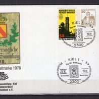 BRD / Bund 1978 Privatganzsache PU 77 Tag der Briefmarke 1978 Sonderstempel Kiel