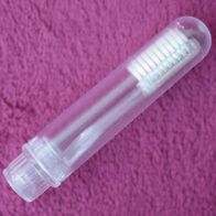 Reisezahnbürste im Köcher klappbare Zahnbürste + Etui für unterwegs Camping Reis