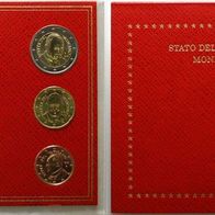 Vatikan Kursmünzensatz BU/ Stgl. 2015 mit Papst Franciscus, Nur 88 000 Exemplare