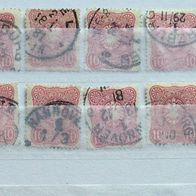 DR MiNr. 41 Lot 10 Stück gestempelt undurchsucht! M€ >20,00 #185