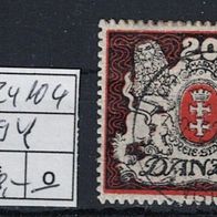 Los H24104: Danzig Mi. 89 Y, gest