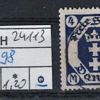 Los H24113: Danzig Mi. 98, gest