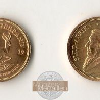 Südafrika Goldmünze 3,39 g. Krügerrand 1/10 Unze 2019 Springbock