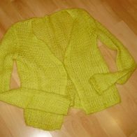 Cardigan zart hellgelb Mohair