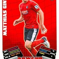 TOPPS MATCH ATTAX Matthias Ginter SC Freiburg 12-13 March BVB Borussia Dortmund