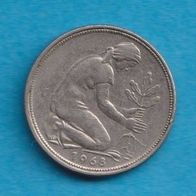 BRD 50 Pfennig 1968 J