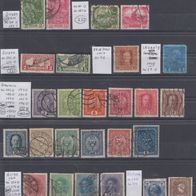 Briefmarken Österreich 1914 / 1919 Kriegswohlfahrt Eilpost Feldpost Levante Zeitungsm