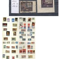 Briefmarken Rußland 1922 ab 1949 74 Marken