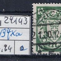 Los H24143: Danzig Mi. 194 Xa, gest