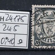 Los H24175: Danzig Mi. 245, gest