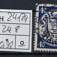 Los H24174: Danzig Mi. 248, gest