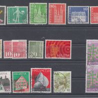 Briefmarken Schweiz 1949 - 1993 Sonderausgaben 16 Freim.-Ausgabe Lot 2