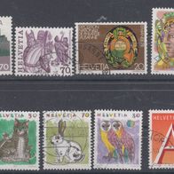 Briefmarken Schweiz 1973 - 1995 Sonderausgaben 11 Freim.-Ausgabe Lot 4