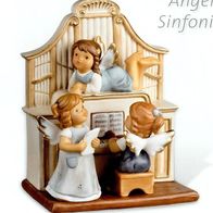 Goebel Nina & Marco "Himmlische Klänge" Engelkapelle Spieluhr mit Musikwerk Blau NEU