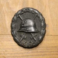 Original WK 1 Verwundeten Abzeichen in Schwarz o. Hersteller Eisen (1)