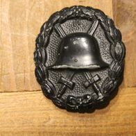 Original WK 1 Verwundeten Abzeichen in Schwarz o. Hersteller Eisen (2)