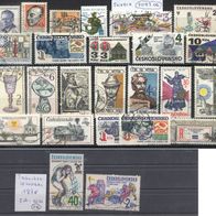 Briefmarken Tschechoslowakei Lot 24 Marken