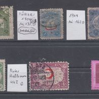 Briefmarken Türkei 1892 - 1935 - 8 Marken