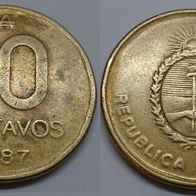 Argentinien 10 Centavos 1987 ## S11