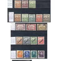 Briefmarken Ungarn 1916 Freimarken Schnitter 1917 Parlament Sondermarken Hl. Stephan,