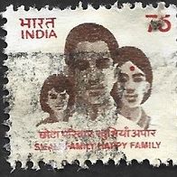 Indien Freimarke " Familienplanung " Michelnr. 1429 o