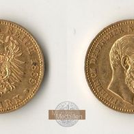 Deutsches Kaiserreich Goldmünze 3,98 g., Preußen 10 Mark 1888 A Kaiser Friedrich III