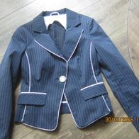 Blazerjacke Nadelstreifen gr 32-34 wie neu