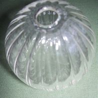 Miniatur Vase Glas geriffelt bauchig Ø5cm klein Mini Ablegervase Deko