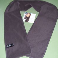 Tchibo Strickfleece-Schal Braun 175x21cm Weich Atmungsaktiv Wärmend Schal
