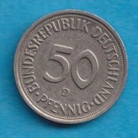50 Pfennig 1986 D