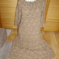 Kleid LA bunt Blumen lang S