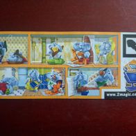 Ü - Ei Beipackzettel Die Heimwerker Elefanten DC 103 / EU