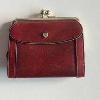 Jerome Leplat - Damengeldbörse (Vintage) bordeaux 11,5 cm x 10 cm