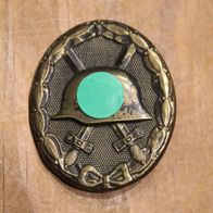 Original Verwundeten Abzeichen in Schwarz 2. Form o. Hersteller Messing (2)