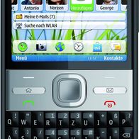 Nokia E5-00 QWERTY-Tastatur Carbon Black - Bastlerware/Ersatzteillager