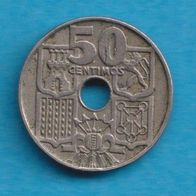 Spanien 50 Centimos 1949 ( * 54 )