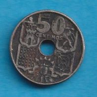 Spanien 50 Centimos 1949 ( * 52 )