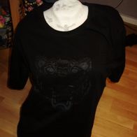 Kenzo Paris Shirt schwarz Druck XL
