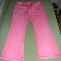 Bon Prix John Baner Jeans Schlaghose Pink verwaschen Gr.38 Stretchhose Damenhose