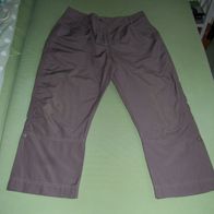 C&A Canda 3/4 Hose Bermuda Capri Damen Oliv Braun Mattglanz Gr. 42