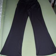Jazzhose Tanzhose Sporthose Schlaghose Schwarz Gr. 38 M Hoher Bund Hose Stretch