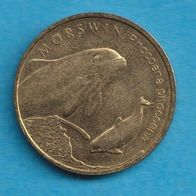 Polen 2 Zloty 2004 Schweinswal