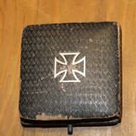 Original Etui Eisernes Kreuz 1. Klasse 1. WK Beschädigt