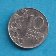 Finnland 10 Penniä 1992