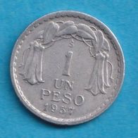 Chile 1 Peso 1957