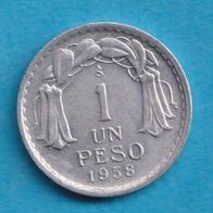 Chile 1 Peso 1958