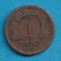 Chile 1 Peso 1945