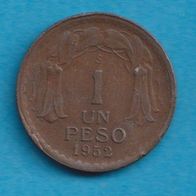 Chile 1 Peso 1952