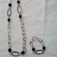 Schmuckset Halskette und Armband, Modeschmuck